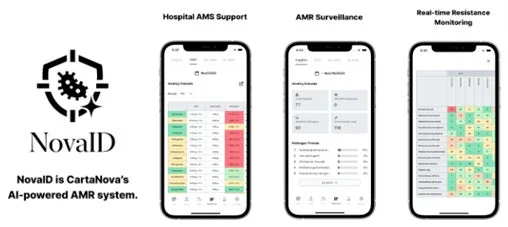 NovaIDのアプリ画面