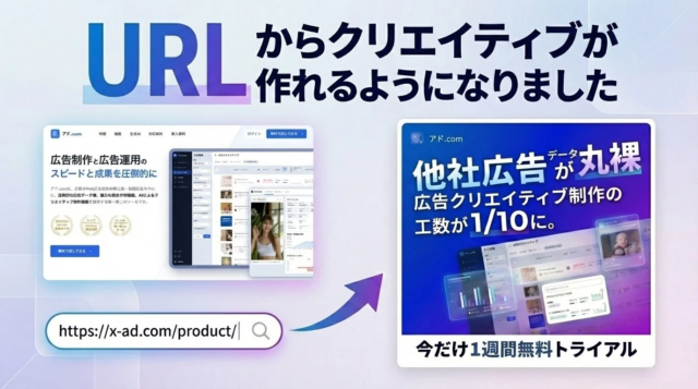 URL入力だけで“勝てる”バナー広告を自動生成！Web広告分析ツール「アド.com」に革新的なAI機能が登場🚀