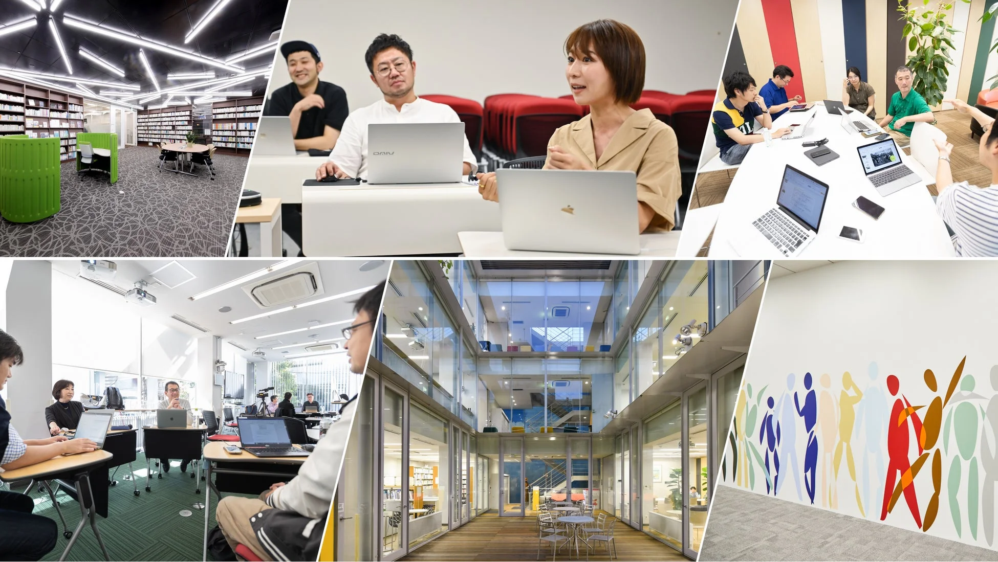 事業構想大学院大学の学習スペース