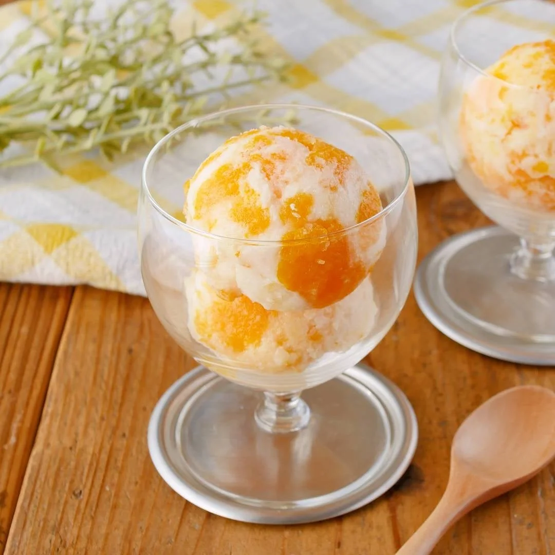 みかんヨーグルトシャーベット