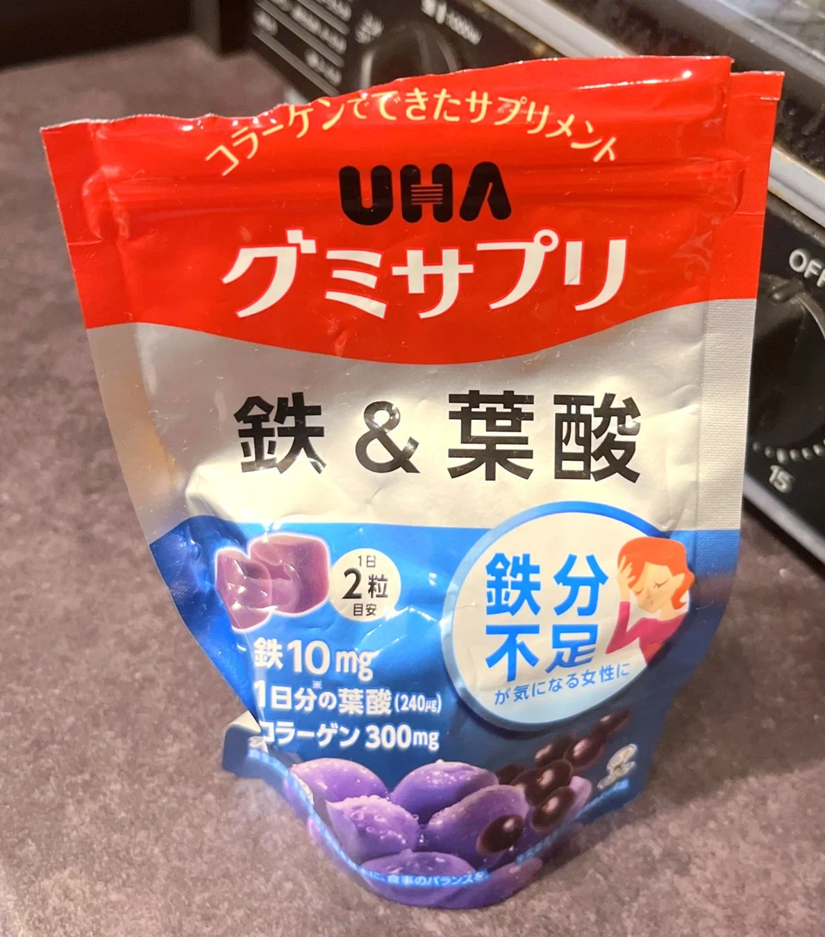 UHA グミサプリ 鉄 & 葉酸