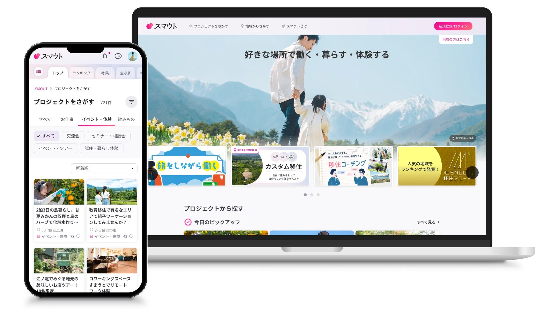 スマウトのユーザー向け機能