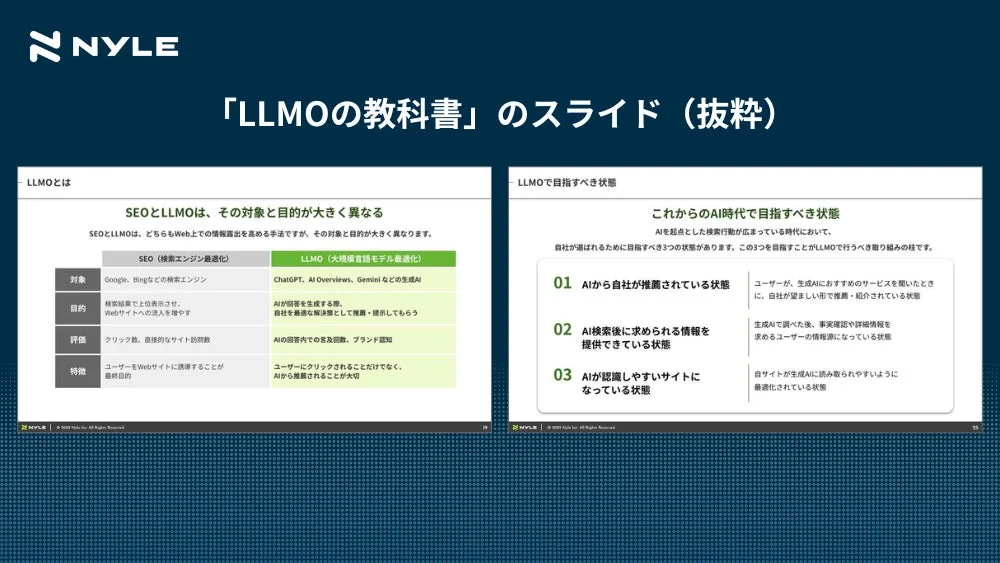 LLMOの教科書スライド抜粋