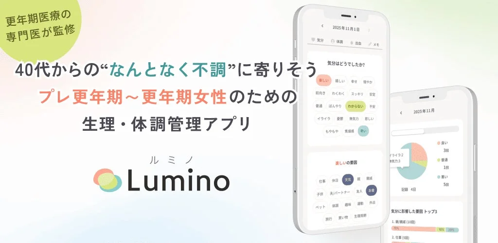 Luminoアプリの画面