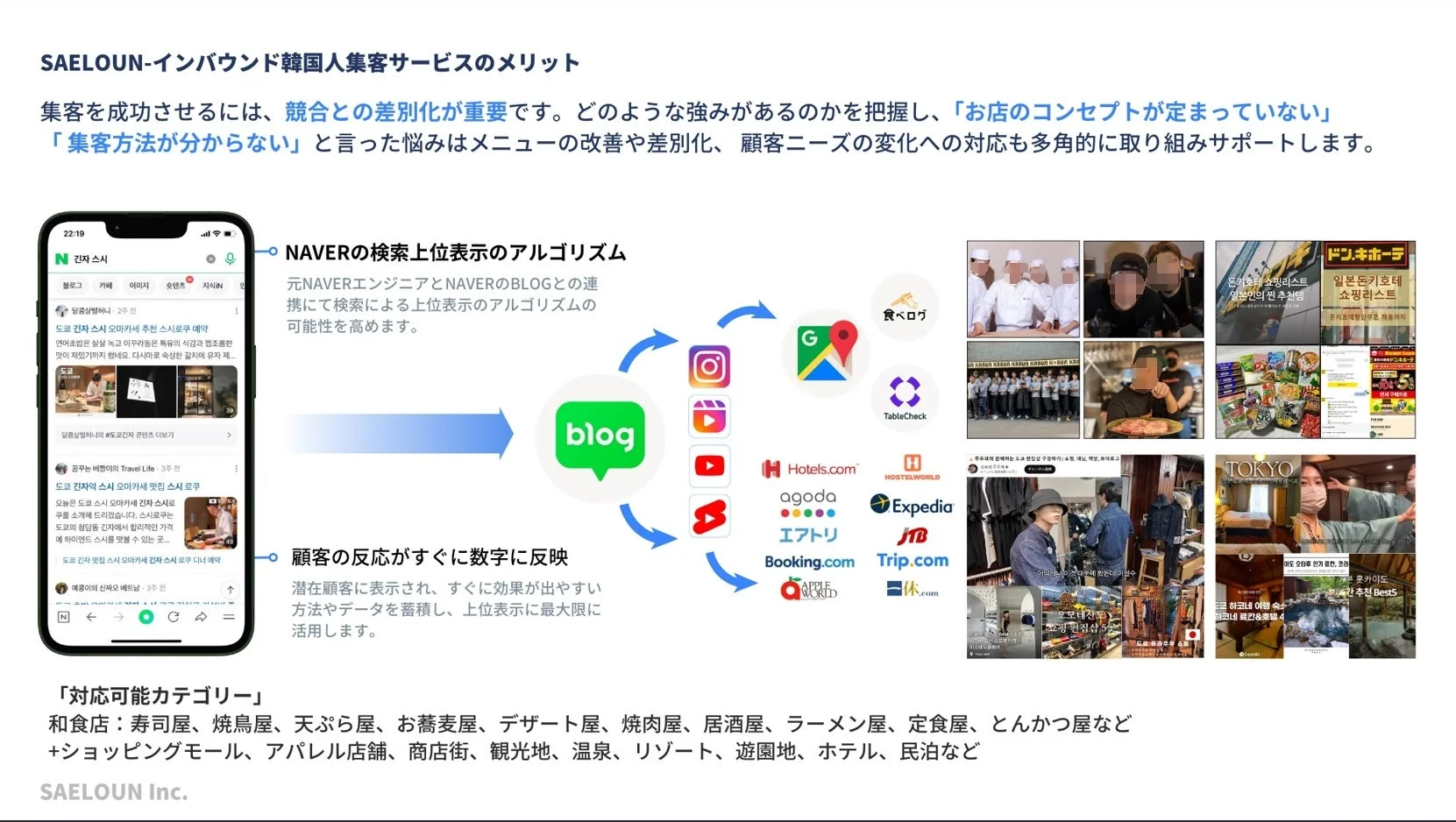 SAELOUNサービスのメリット