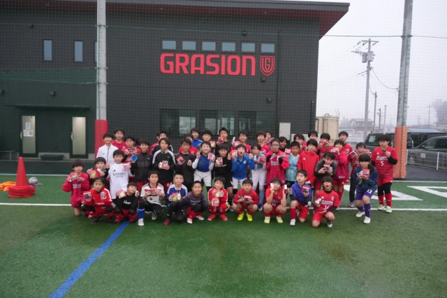 千葉県リーグ1部優勝「FC GRASION東葛」の冬季キャンプにRDX SPORTS JAPANが製品提供！🎁⚽