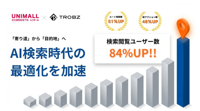 名古屋駅地下街「ユニモール」がAI検索時代への最適化を加速！「Locina MEO」導入で検索閲覧ユーザー数が約84%増加🚀