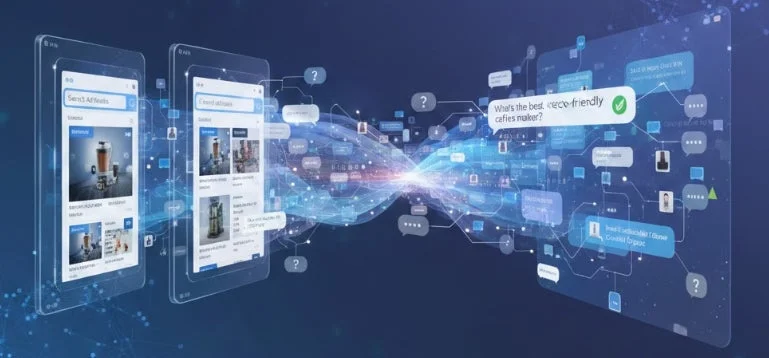 モバイルアプリでの商品検索とAIアシスタントのインタラクション