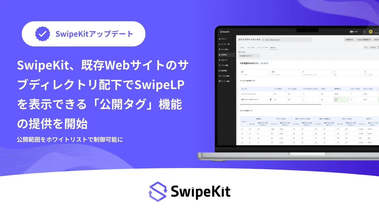 SwipeKitアップデート