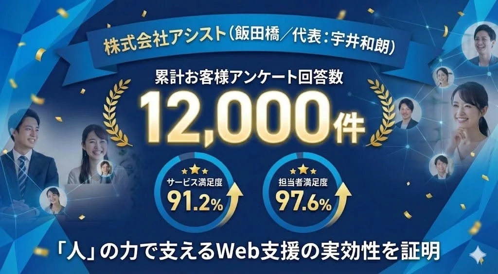 株式会社アシストのWeb支援実績
