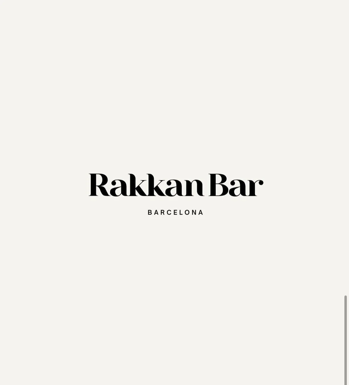Rakkan Bar BARCELONA ロゴ