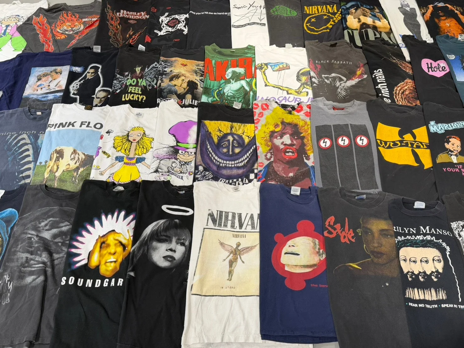 ヴィンテージTシャツのコレクション