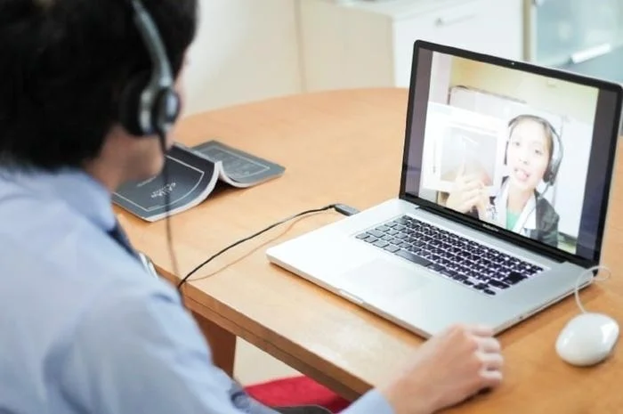 オンライン学習の様子