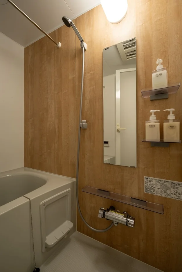 清潔感のあるバスルーム