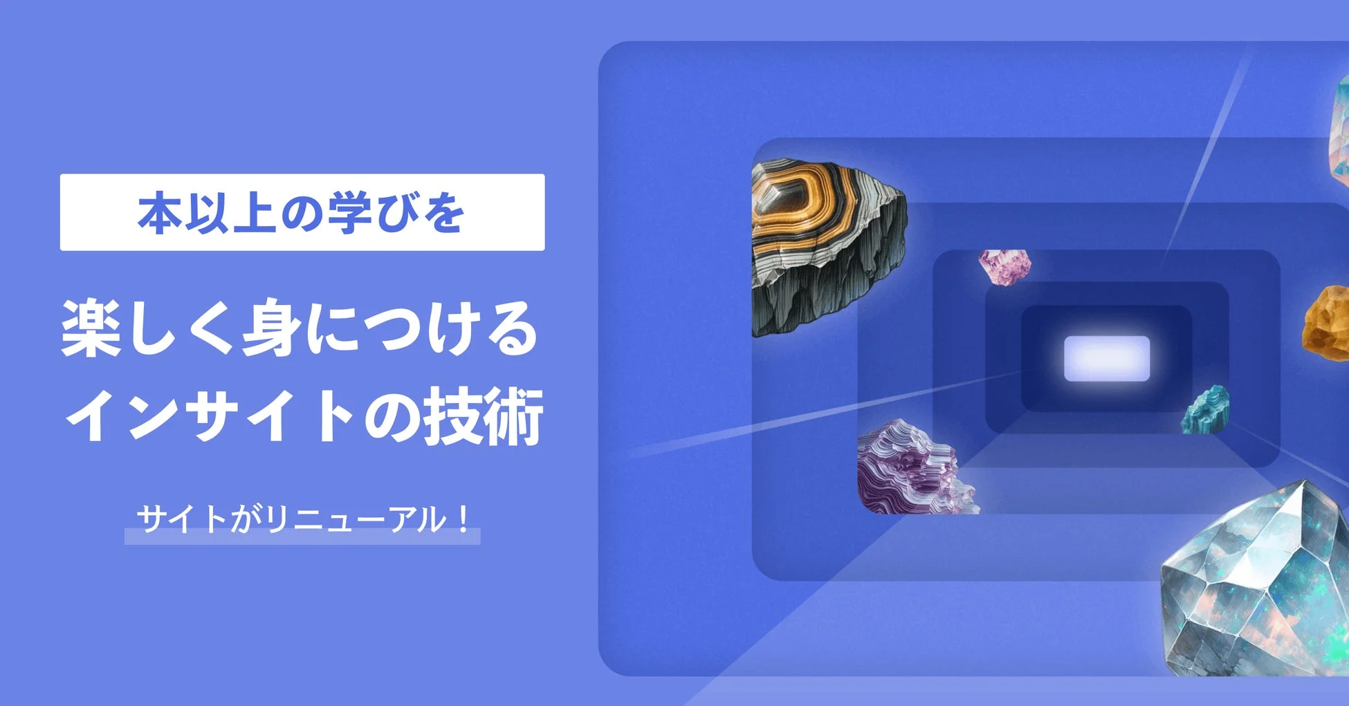 本以上の学びを楽しく身につけるインサイトの技術 サイトがリニューアル！