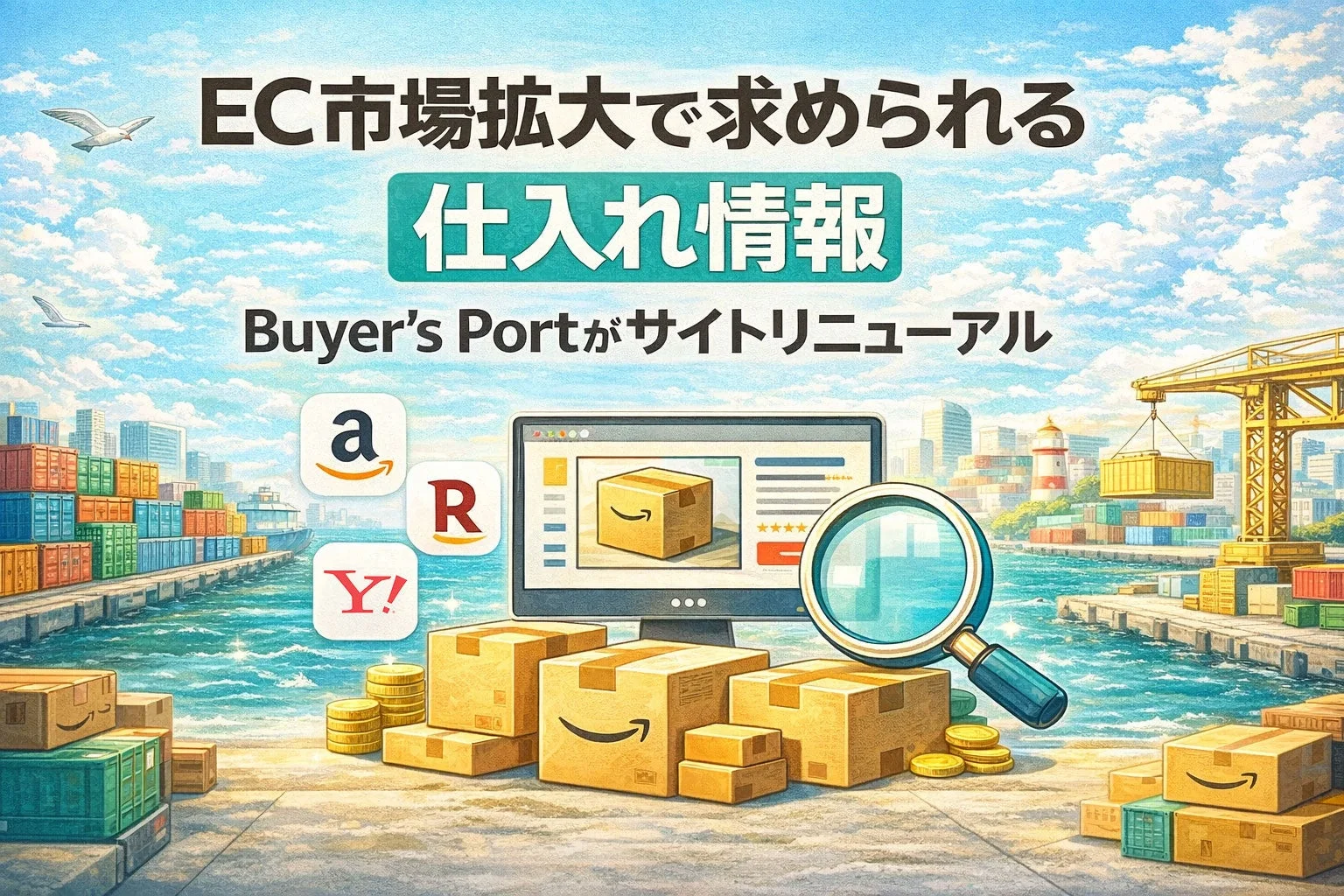 EC市場拡大で求められる仕入れ情報、Buyer's Portがサイトリニューアル