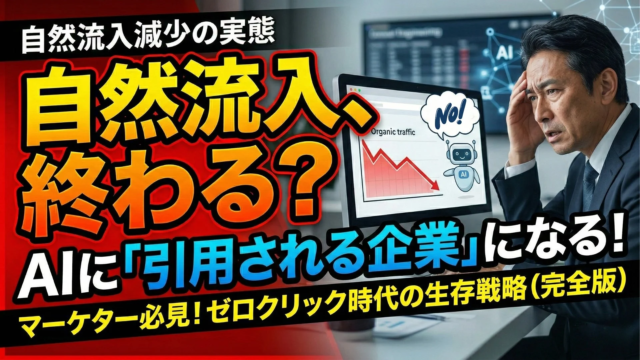 【AIに「引用される企業」へ】ゼロクリック時代を勝ち抜く「調査リリース×SEO」戦略ガイドが公開！🔍