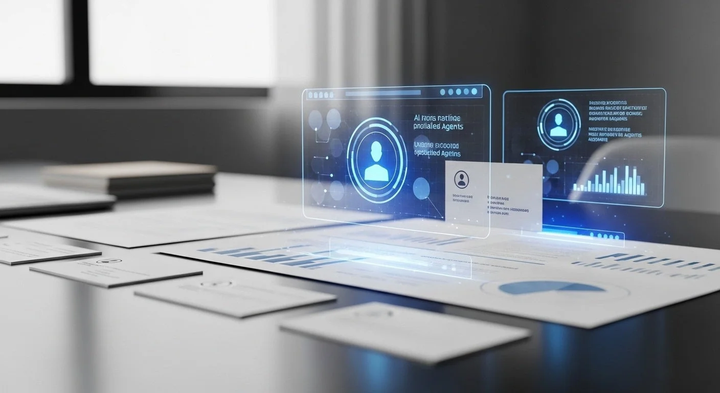 名刺や組織情報から専用AIエージェントを生成