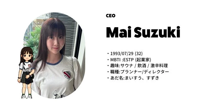 鈴木真彩氏のプロフィール