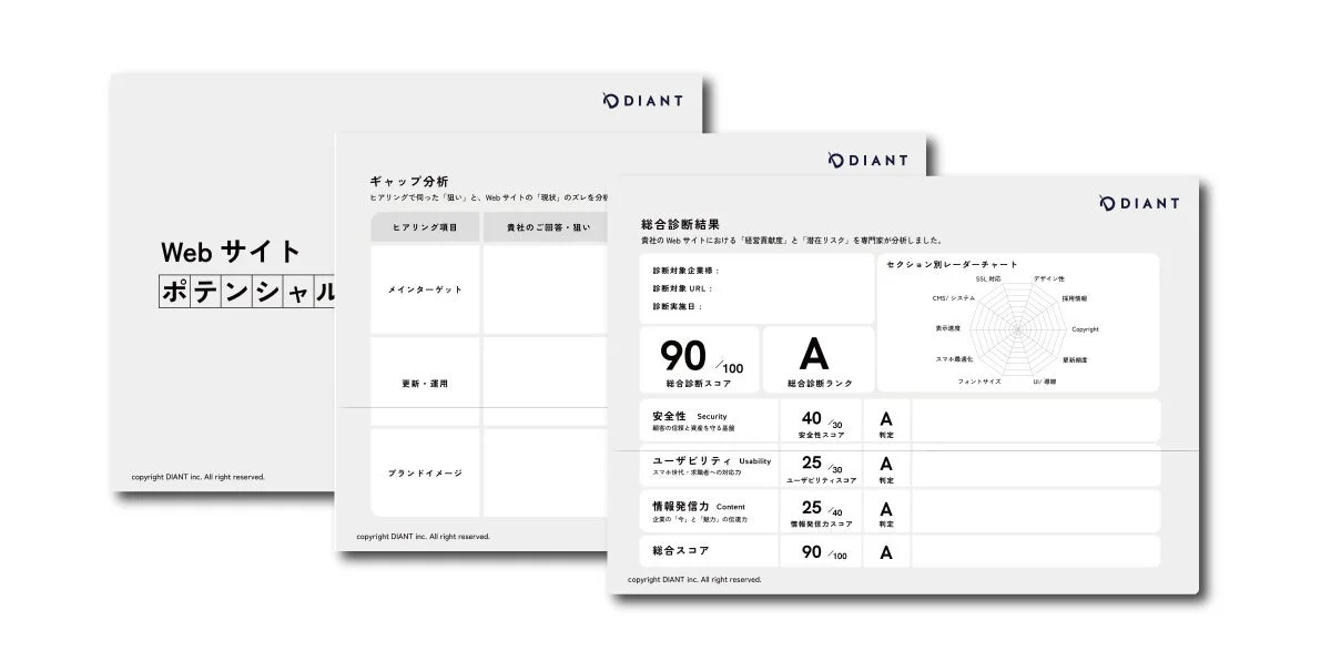 Webサイト診断レポートの概要
