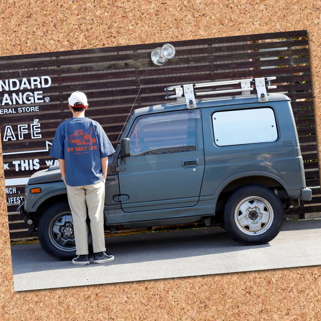 ジムニーと男性