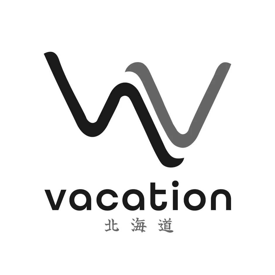 W vacation 北海道 ロゴ