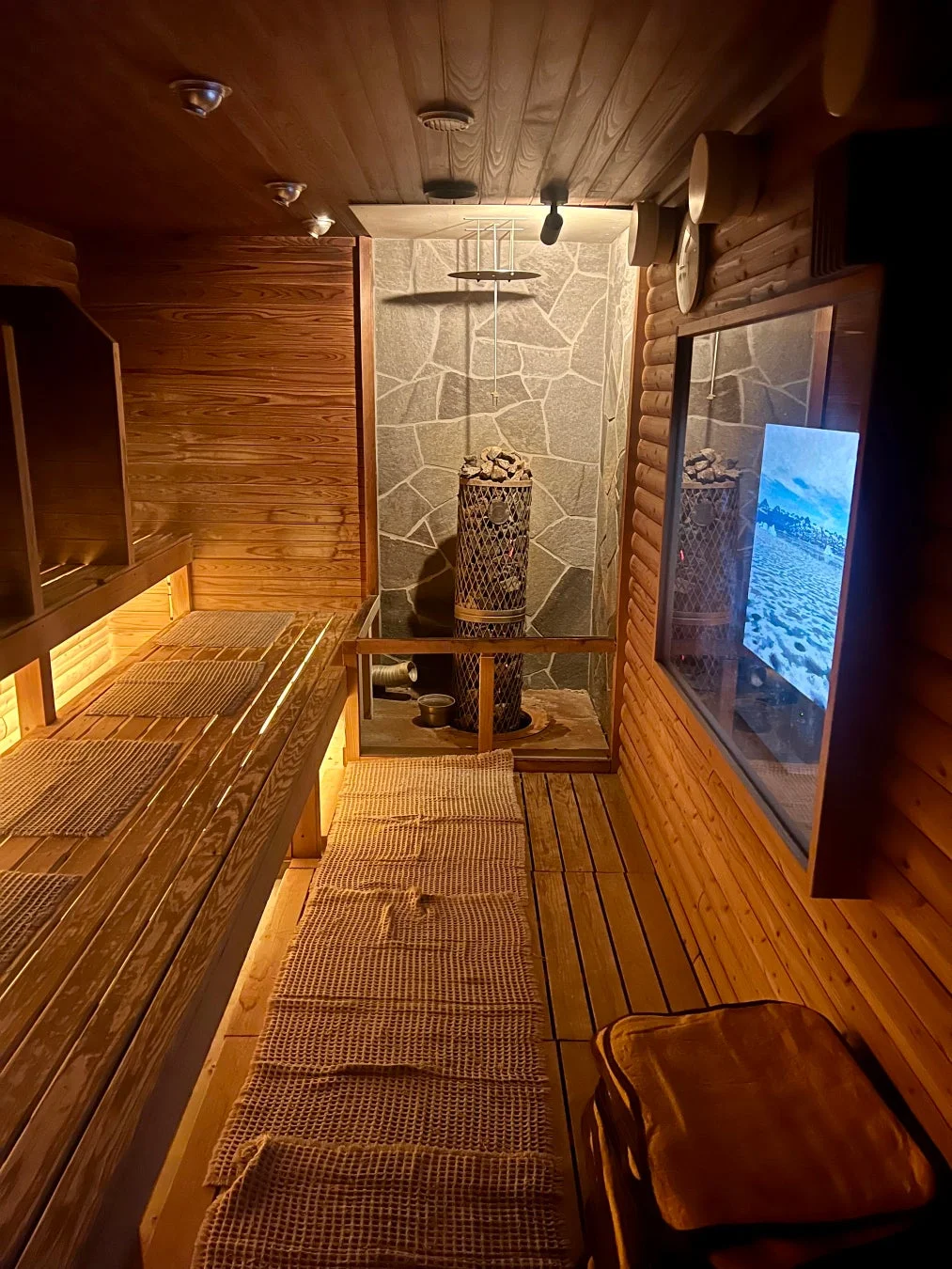 四季荘のサウナ