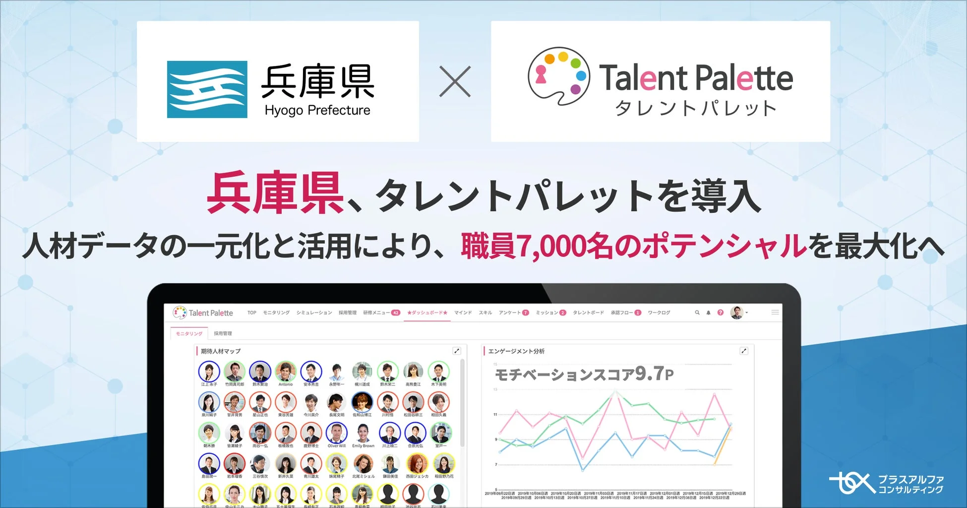 兵庫県、タレントパレットを導入