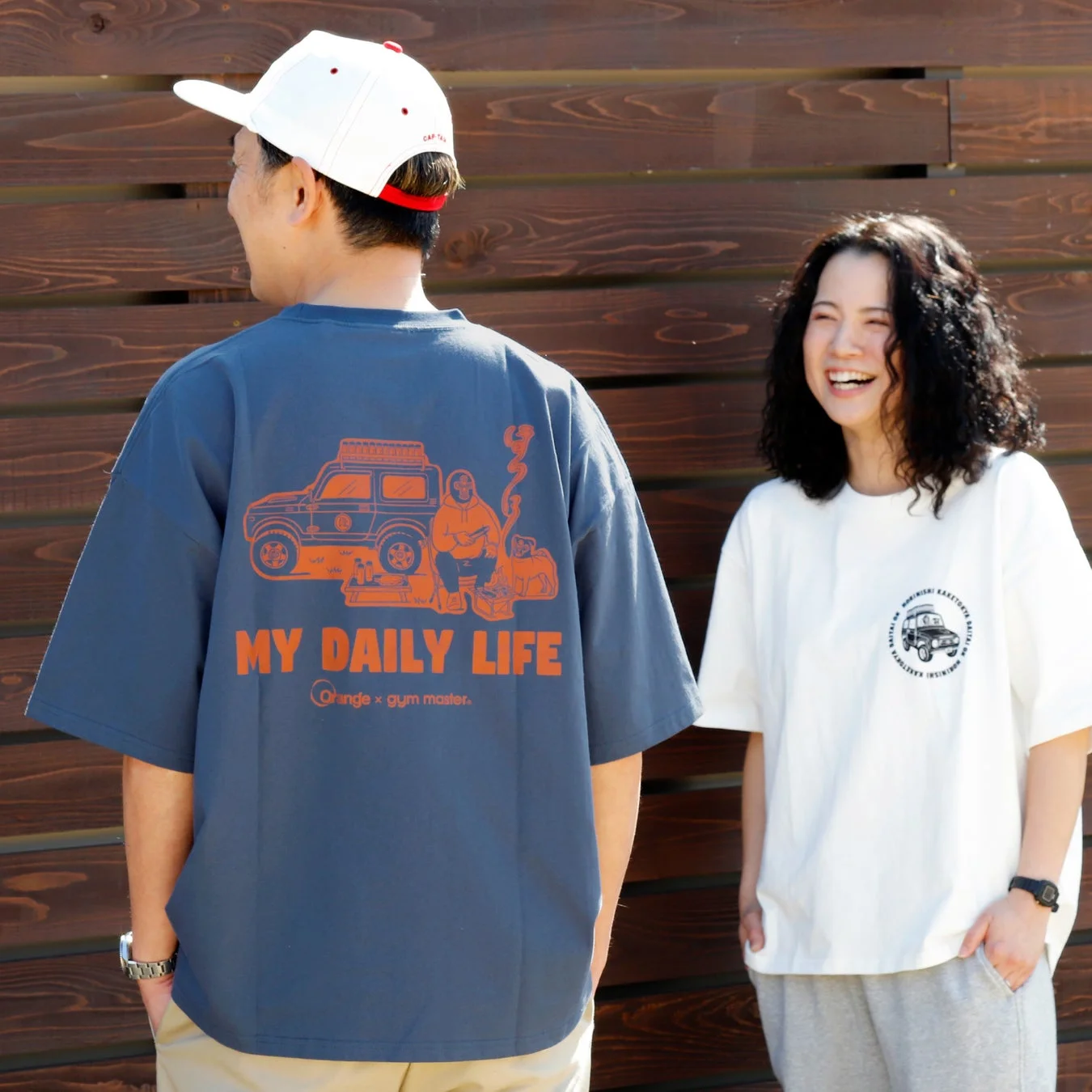 男女モデル着用