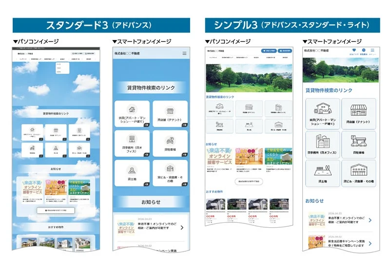 新しいデザインテーマの追加イメージ