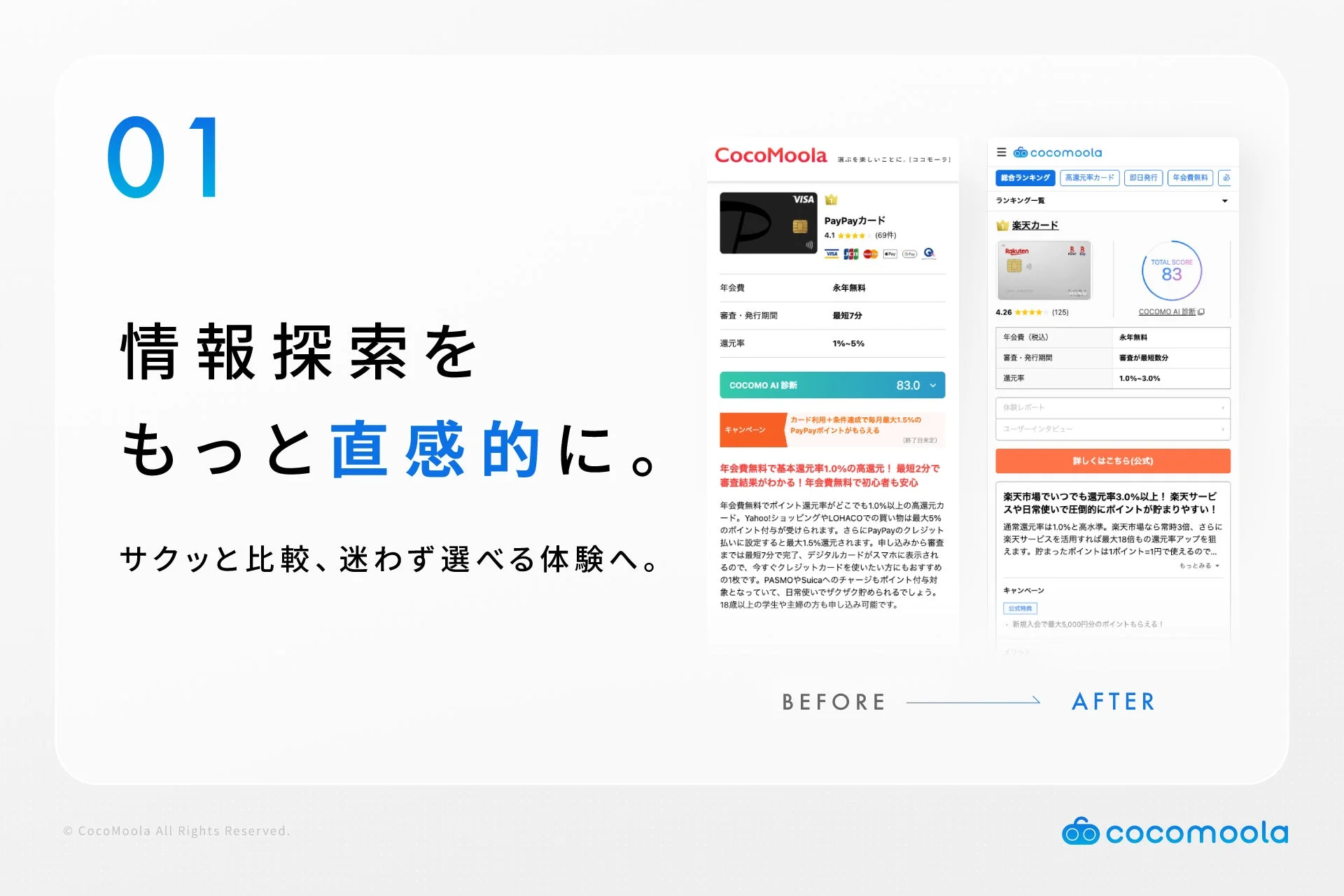 UI刷新により情報探索のしやすさを改善