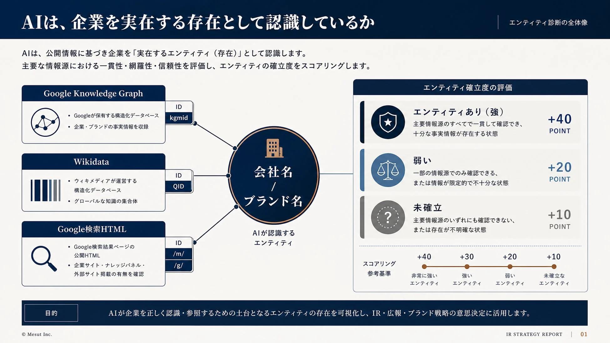 エンティティ診断の全体像