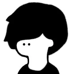 イラストレーター8810(はやと)氏のモノクロイラスト