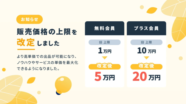 「Tips」が販売価格上限を大幅引き上げ！無料会員でも5万円、プラス会員は20万円まで出品可能に✨